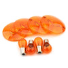 Harley Davidson Road King 4 x Turn Signal Light Amber Lens Covers (1994-2010)