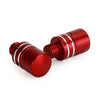 BMW R 1200 1250 GS LC / Adv M10 Mirror Thread Cover Caps Red (2013-2021)