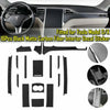 Tesla Model X / S Carbon Fiber Center Console Wrap Vinyl Sticker Trim