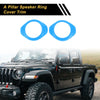 Jeep Wrangler JK JKU 2 Door A Pillar Speaker Ring Cover Trim (2007-2018)