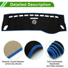 Mercedes A-Class 2013-2017 Sun Protector Pad Black Blue Dashboard Cover Mat