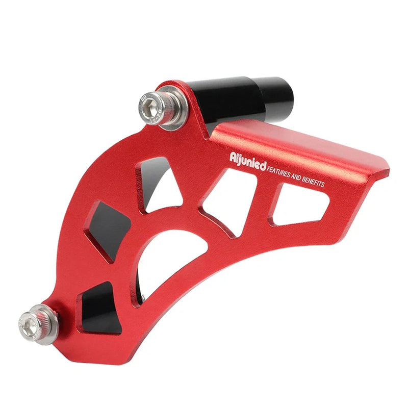 KOVE 450 RALLY Red Aluminium Front Sprocket Cover Chain Guard (2023)