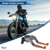 Yamaha YZF R1 Adjustable Brake Clutch Levers Titanium Handle Orange End