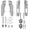 Honda CBR600RR Footrests Pegs Front Rear Silver (2003-2025)