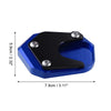 Honda CB125R Blue Set Aluminum Alloy Kickstand Plate Pad (2018–2021)