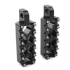 Harley Dyna Wide Glide FXDWG FXDB FXDL FXDF Black CNC Foot Pegs (2006-2017)
