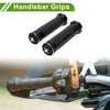 Motorcycle 7/8" 22mm Hand Grips Rubber Black Rhombus