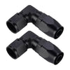 Universal Car AN10 90�� Swivel Oil Fuel Gas Hose End Fitting Adapter
