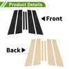 BMW 3-Series 6 x Door Pillar Window Trim (2006 - 2011)