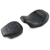 Harley Touring CVO Road Street Glide Blue Driver Passenger Seat (2009-2023)
