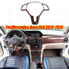 Mercedes GLK Agate Wood Grain Steering Wheel Control Frame (2013–2015)