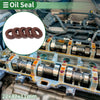 Oil Seal / 22x42x11mm / Rotary Shaft Seal FKM Rubber Brown 5 Pcs