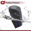 Ford Fiesta (2009-2012) - Blue Faux Leather Car Gear Shift Knob Cover
