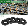 Oil Seal 15x35x7mm Black 5 pcs