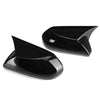 Toyota Camry Gloss Black Rear Mirror Cover Cap Trim Horn (2018–2023)
