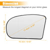 Mercedes-Benz Heated Left Side Rearview Mirror Glass (2002-2005)
