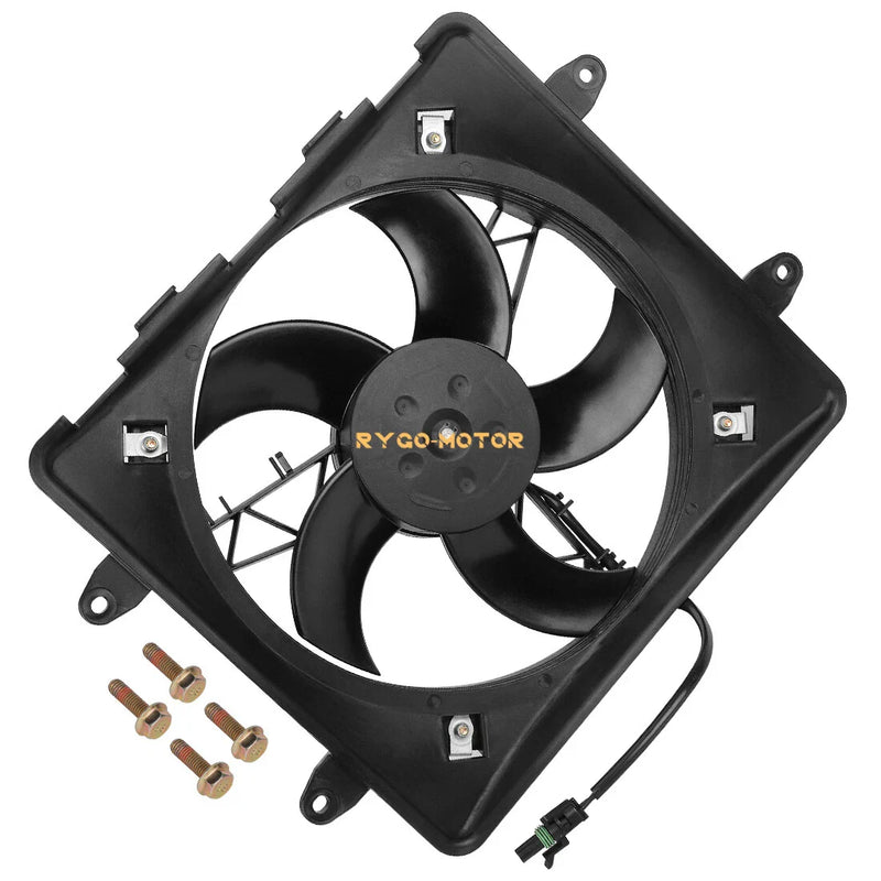 Polaris Sportsman Radiator Cooling Fan Motor with Shroud Assy (2005–2014)