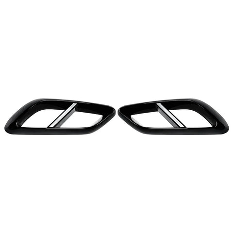 Mercedes Benz E Class Black Rear Throat Exhaust Pipe Cover Trim (2024+)