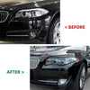 BMW 5 Series F10 F11 Headlight Eyelid Trim (2011-2014)