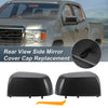 Chevrolet Colorado Rearview Mirror Cover Cap Set Black Carbon Fiber