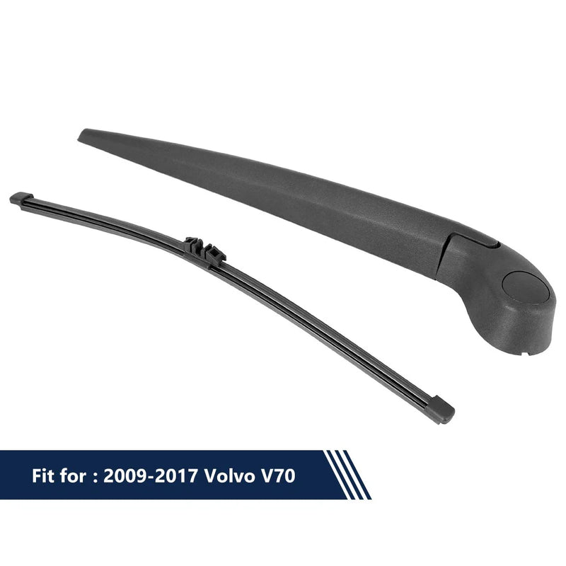 Volvo V70 350mm 14" Rear Windshield Wiper Blade Arm Set (2009-2017)
