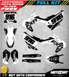 Husqvarna FC 2019-2021 BURN STYLE Stickers Custom Decal Kit