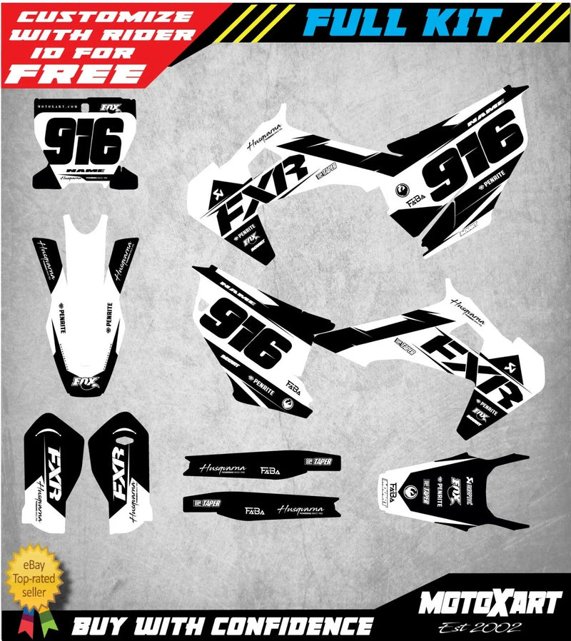 Husqvarna FC 2019-2021 BURN STYLE Stickers Custom Decal Kit