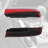 Honda Civic 2006-2011 Black Red Faux Leather Handbrake Cover