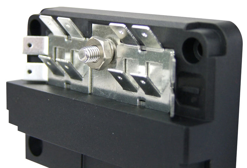 Marine Applications Buss Bar Relaxn 12 Gang with M5 Stud & 6mm Connectors