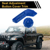 Jeep Gladiator JT (2018-2024) Blue Seat Adjustment Button Cover Trim