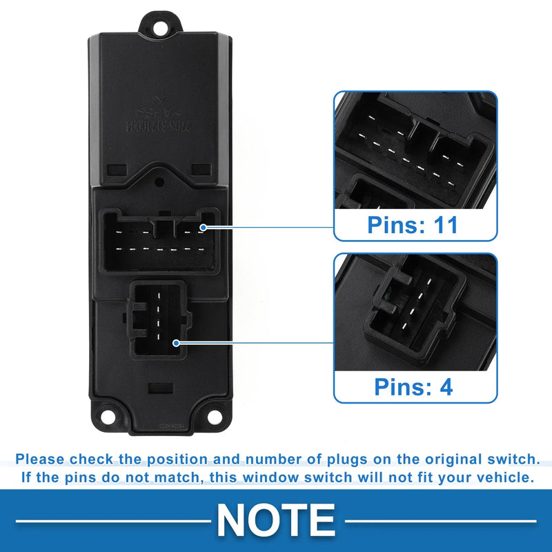 Ford Ranger Front Right Power Window Switch (2012-2015)