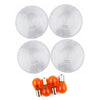 Harley Davidson Glide Front Rear Turn Signal Lights Clear Lens Covers