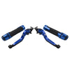 Kawasaki Z1000 Folding Extendable Brake Clutch Levers Grips (2010-2023)