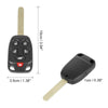 Honda Odyssey 2011-2013 - 6 Key Buttons Car Key Fob Shell Case