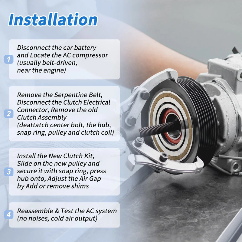 Chevrolet Equinox & GMC Terrain AC Compressor Clutch Kit