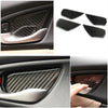 Honda Civic Real Carbon Fiber Interior Door Handle Bowl Cover Trim (2016-2020)