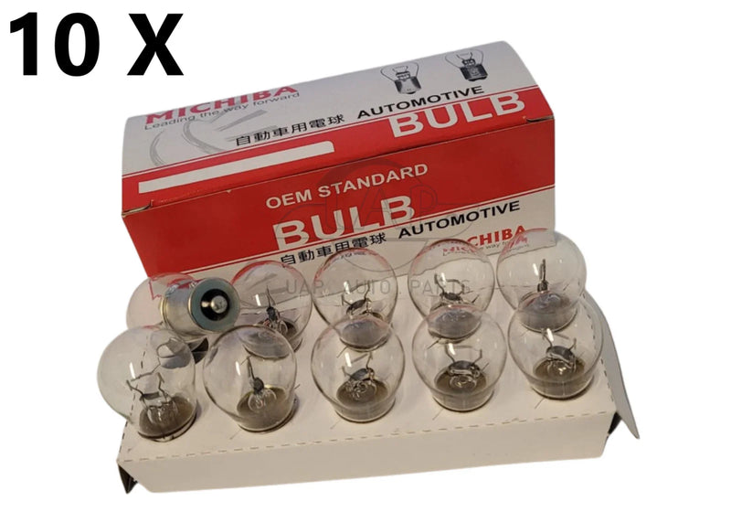 Car Reverse / Indicator Light 100 x BA15S 1156 Michiba Bayonet Globes 12V