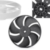 Yamaha YZF R6 Black Engine Radiator Cooling Fan (2003-2009)