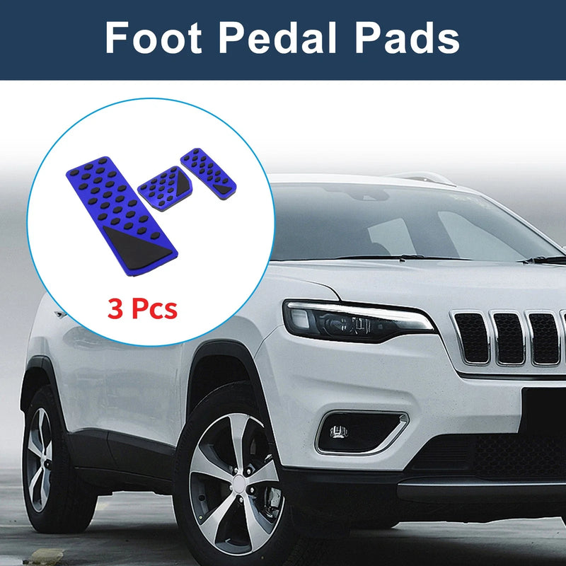 Jeep Grand Cherokee 3 Pcs Automatic Foot Accelerator Pedal Covers (22-25)
