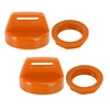 Polaris Scrambler, Sportsman, Ranger, RZR 2 x Key Cover Orange (2000-2023)