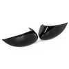 Ford Fiesta Glossy Black Door Side Rear View Mirror Covers (2011-2017)