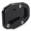 Ducati Desert X 2022+ Aluminum Black CNC Side Stand Enlarger Plate