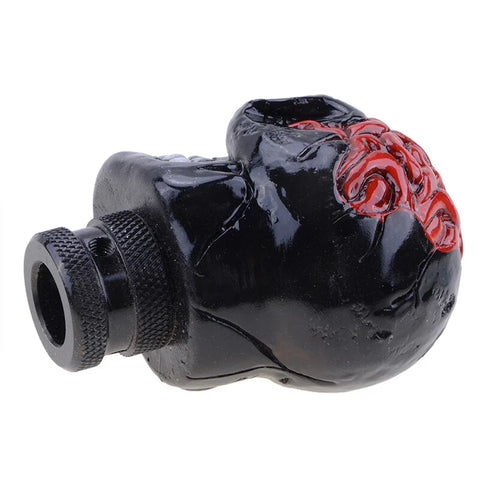 Car Truck Manual Shifter Skull Head Black Gear Shift Knob