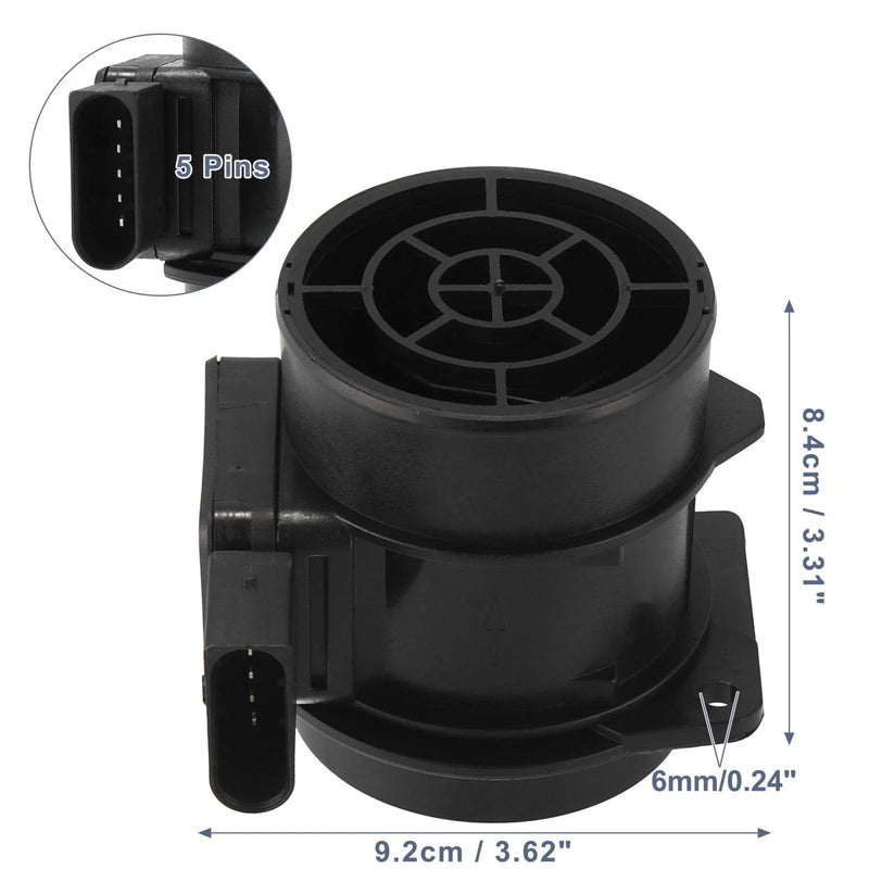 Mercedes-Benz Black Mass Air Flow Meter Sensor 5 Pin (A-Class, 2000-2004)