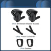 Jeep 1 x Windshield Washer Nozzle with Hose Connector