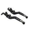 Honda Forza 125 250 300 Black Extendable Brake Clutch Levers (2010-2020)