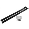 Benz W204 W205 C300 Gloss Black Side Skirt Extensions (2008-2015)