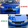 Subaru Impreza WRX STI Front Bumper Grill Grille Set (2006–2007)
