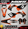 KTM SXF 250 450 Full Sticker Kit Custom Decals (2013-2015)