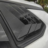Toyota Corolla Cross 2 x Glossy Black Louver Shutter Cover Trim (2022–2022)